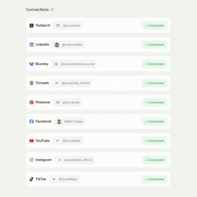 Social Connections Demo